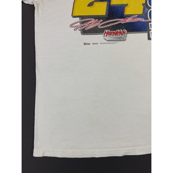 Vintage Y2K Jeff Gordon Nascar Chevrolet Dupont Car Racing Promo Large AOP Tee - Picture 11 of 15